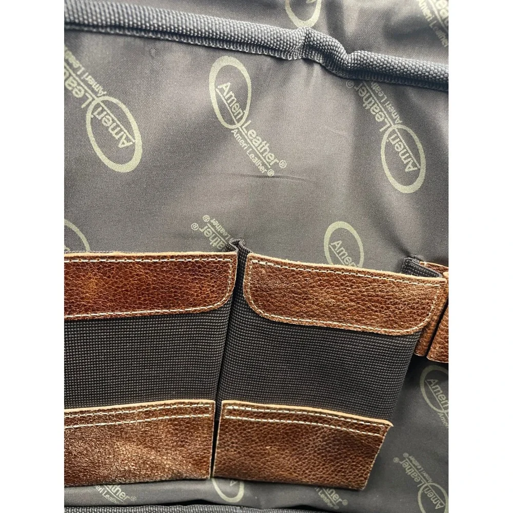 AmeriLeather Messenger Bag Mens Large Brown Leather Crossbody Satchel Vintage